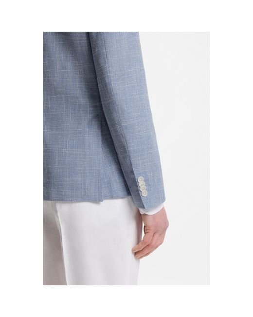 Boss Blue Slim-Fit Blazer for men