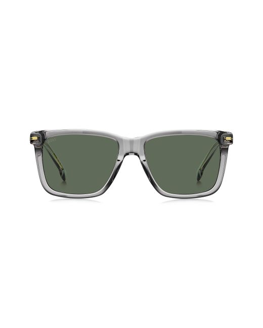 Boss Sonnenbrille aus transparentem Acetat mit charakteristischen Metalldetails in Multicolor für Herren