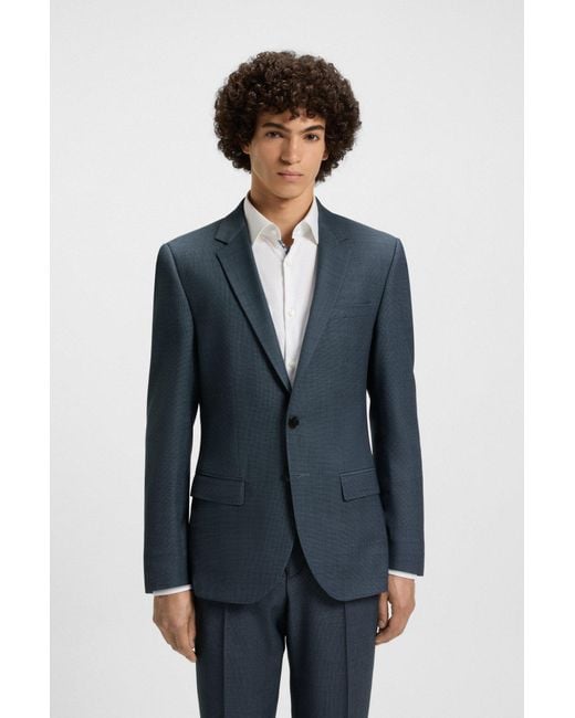 HUGO Zweiteiliger Extra Slim-Fit Anzug Aus Performance-Stretch-Gewebe in Blue für Herren