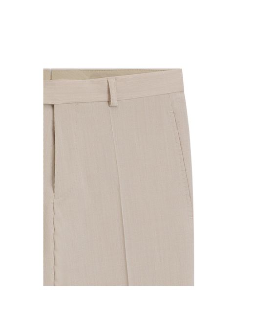 Boss Natural Tapered-Fit Trousers for men