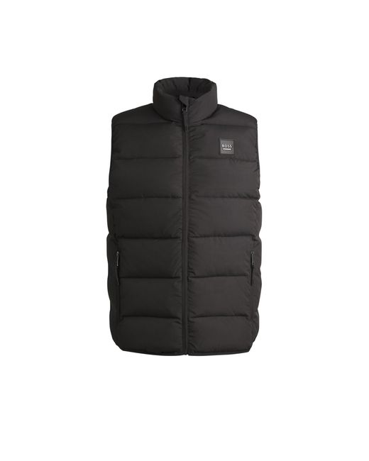 Boss Black Equestrian Waterproof Padded Gilet With Panel for men