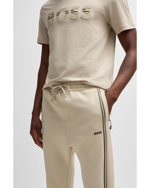 Boss Natural Light Beige Men's Jogging Pants Size Xl for men