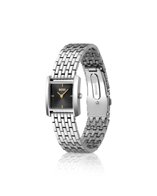 Boss Black Tone Watch With Square Case