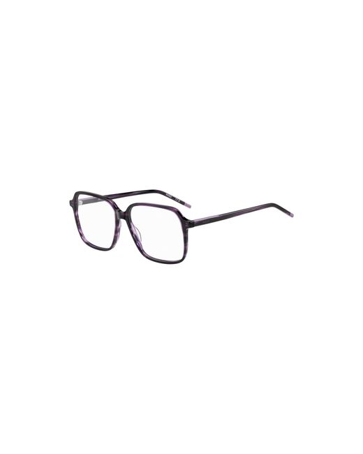 HUGO Multicolor Horn Optical Frames With Temple Logo