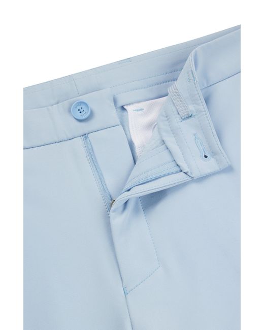 Chino Slim Fit en tissu quadri-extensible facile à repasser Boss pour homme en coloris Blue