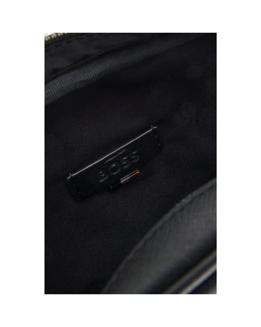 Boss Black Reporter Bag With-Tone Logo Lettering for men