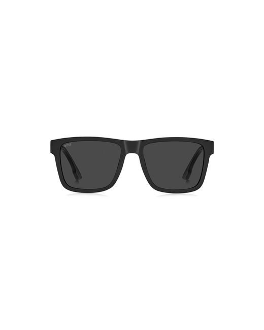 Boss Black Matte- Sunglasses With Logo Insert for men