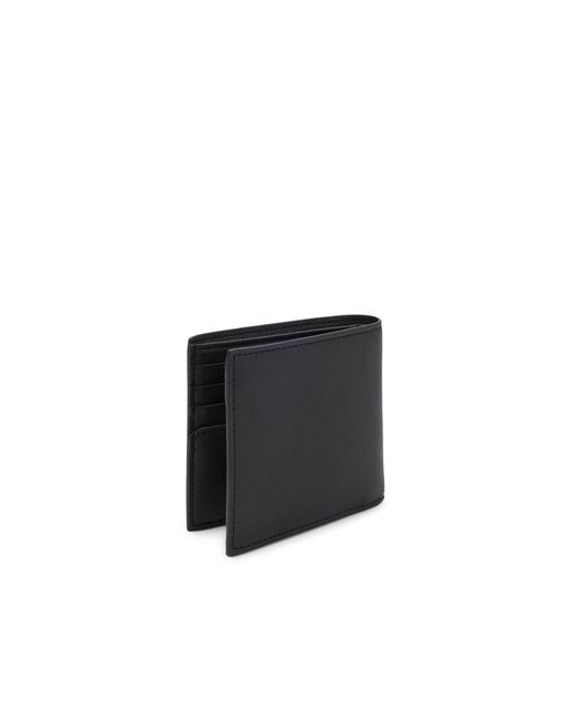 Boss Black Bifold Wallet With Signature Details for men
