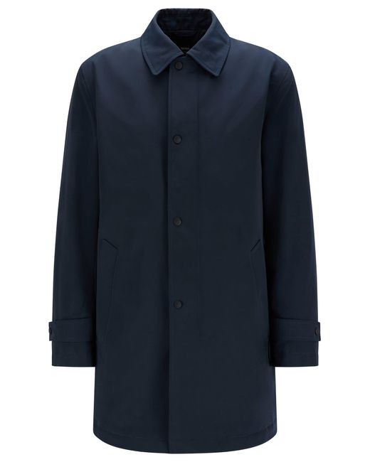 Men's water shop resistant overcoat
