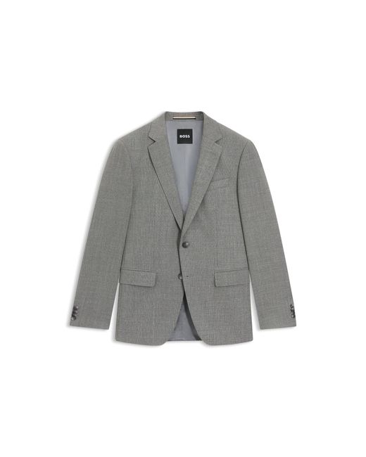Boss Gray Slim-Fit Blazer for men