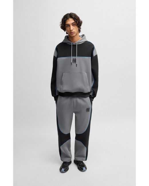 HUGO Black Dark Grey Men's Jogging Pants Size S for men