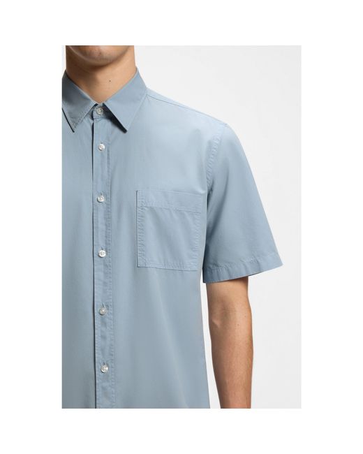 Boss Blue Regular-Fit Shirt for men