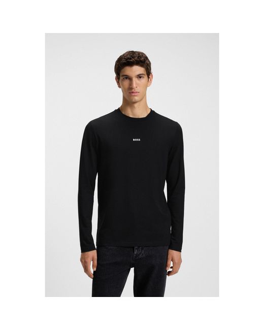 Boss Black Long-Sleeved T-Shirt for men