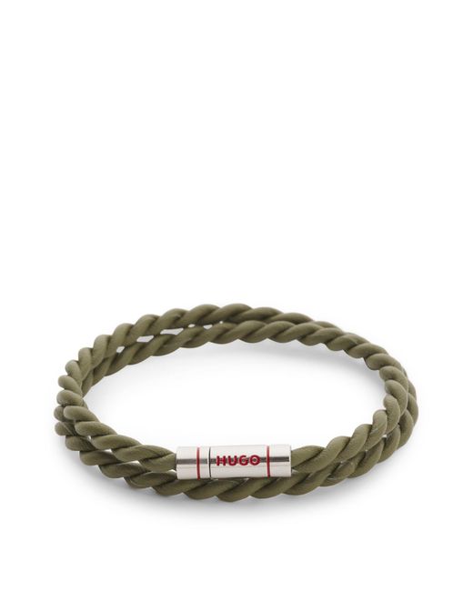 Bracciale Doppio di HUGO in Green da Uomo