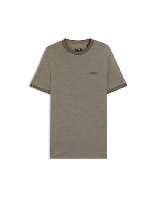 Boss Gray X Aston Martin T-Shirt for men