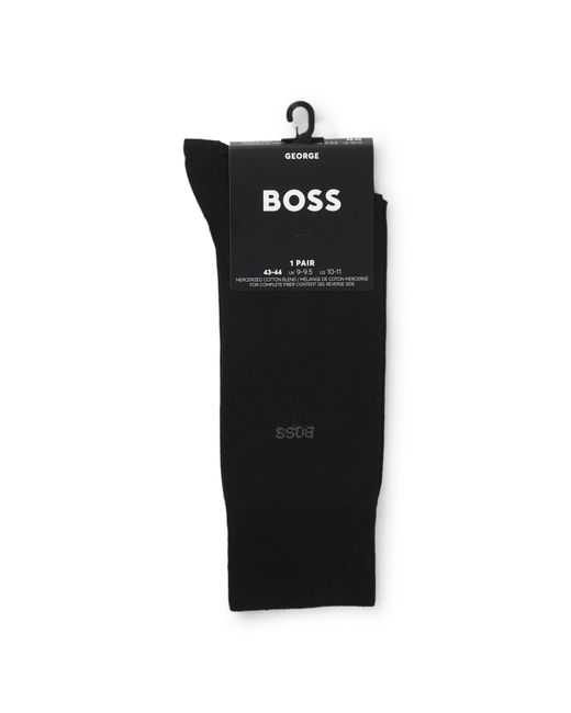 Boss Black Regular-Length Logo Socks for men