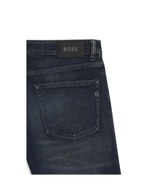 Boss Blue Regular-Fit Jeans for men