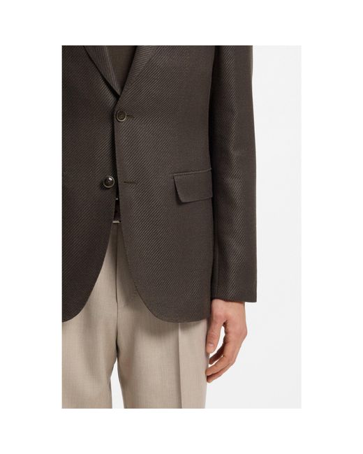 Boss Brown Regular-Fit Jacket for men