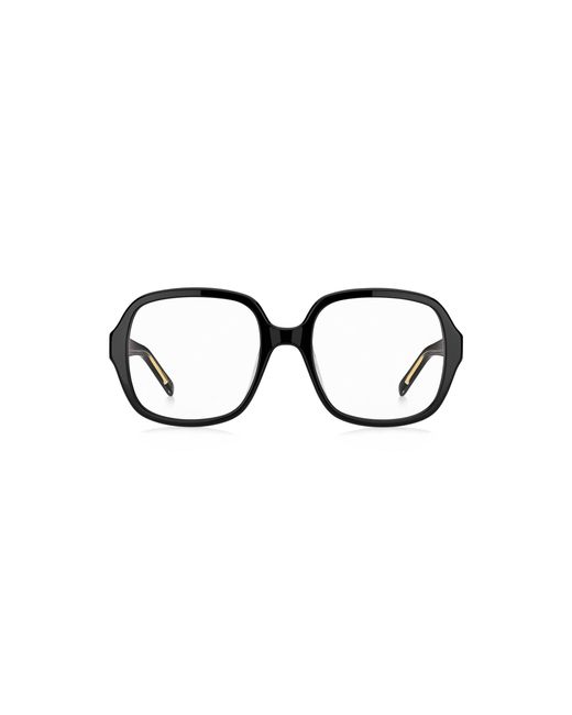 Boss Black Acetate Optical Frames With Double B Monogram