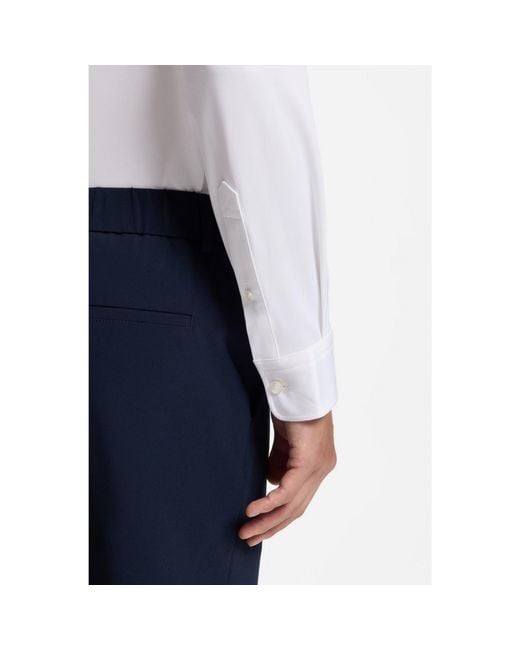 Boss White Slim-Fit Shirt for men