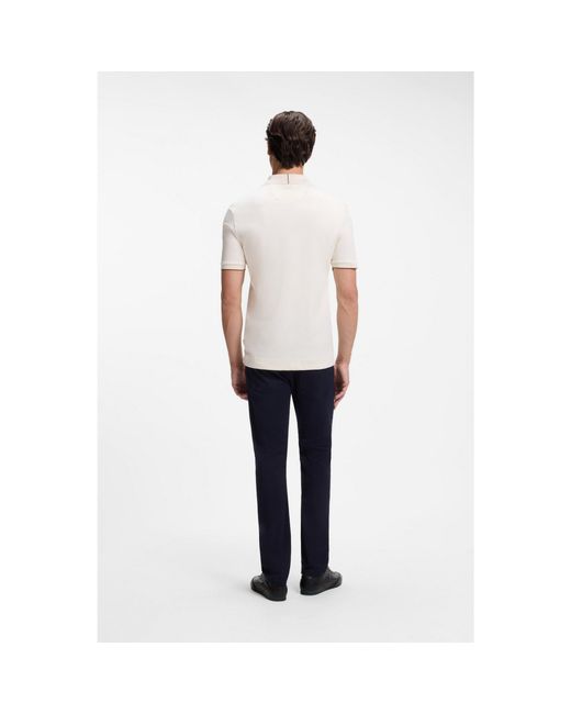 Boss White X Aston Martin Polo Shirt for men
