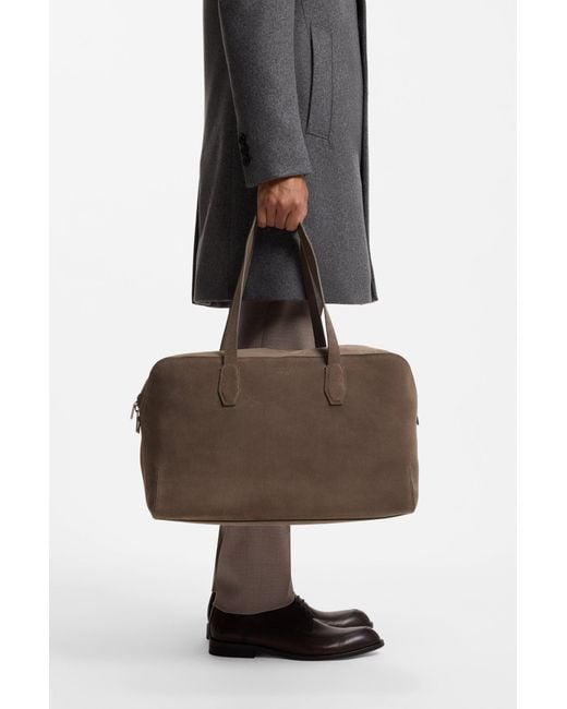 Borsone di Boss in Brown da Uomo