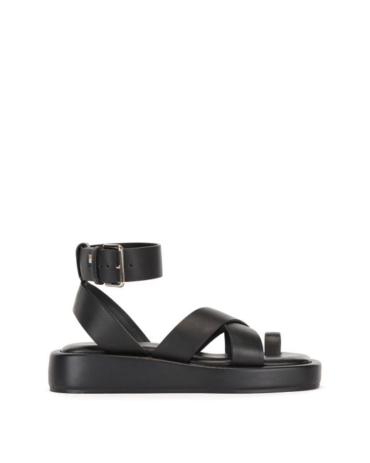 BOSS by HUGO BOSS Italianleather Sandals With Thick Upper Straps