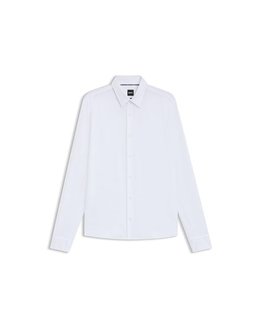 Boss Gray Slim-Fit Shirt for men