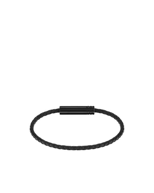 Boss Brown Braided Cuff for men