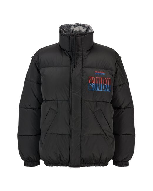BOSS by HUGO BOSS Reversible Puffer Jacket In Oversizefit With