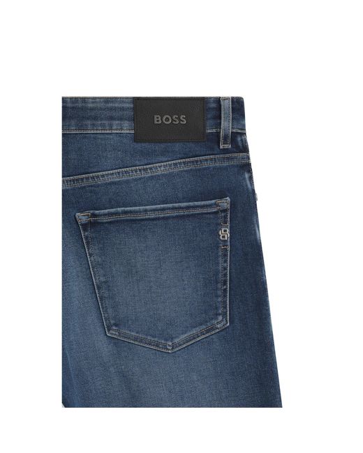 Boss Blue Maine Regular-Fit Jeans for men
