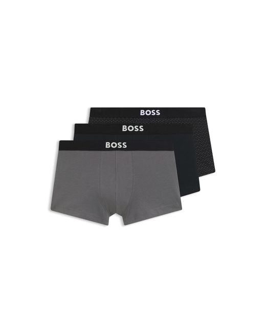 Boss Black One Three-Pack Of Trunks for men