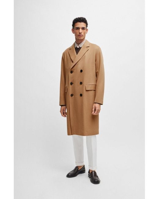 Camel coat hugo boss hotsell