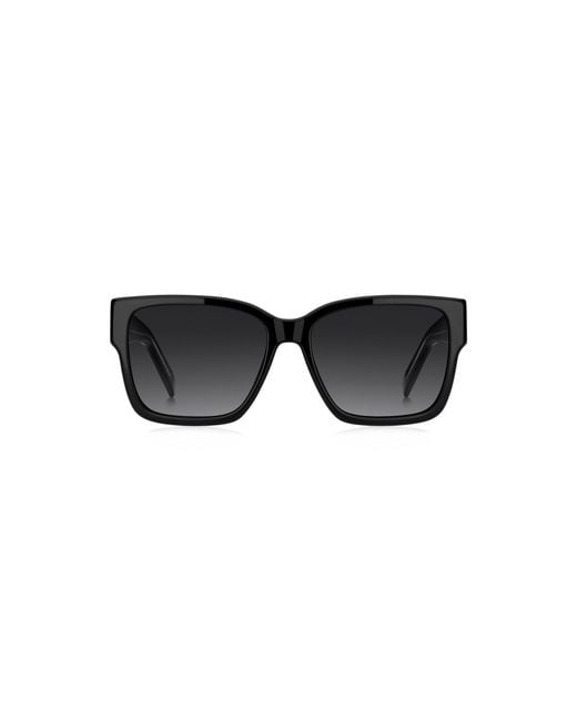 Boss Black Acetate Sunglasses With Double B Monogram