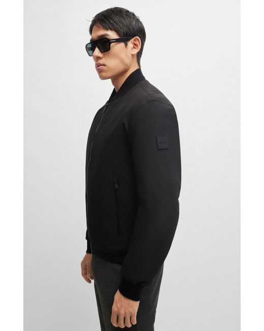 Boss Black Regular-fit Jacket In Bi-stretch Fabric for men