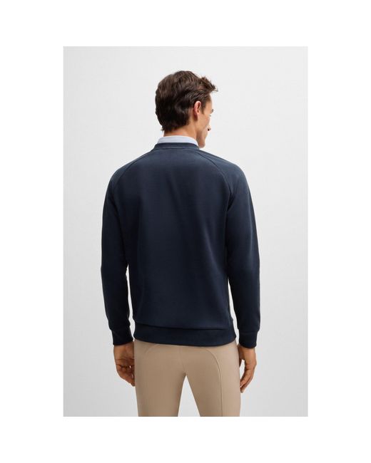 Boss Blue Equestrian Sweater for men
