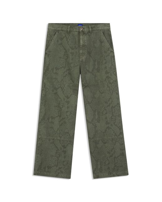 HUGO Green Baggy-Fit Trousers for men