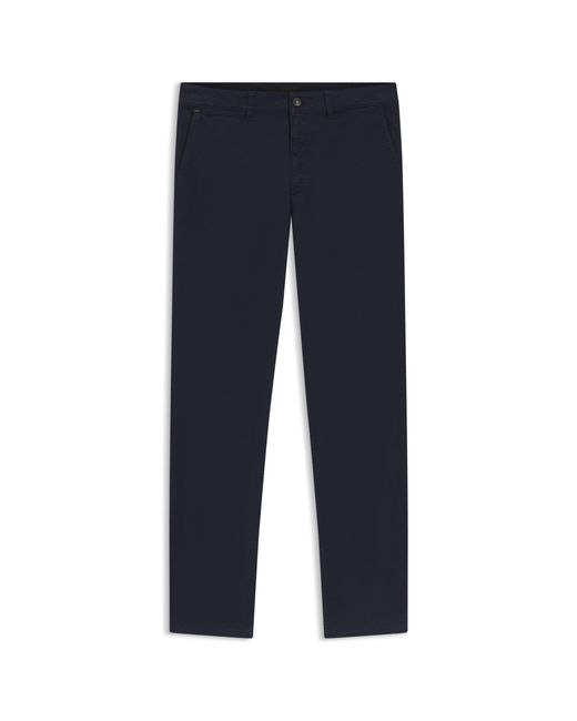 Boss Blue Regular-Fit Trousers for men