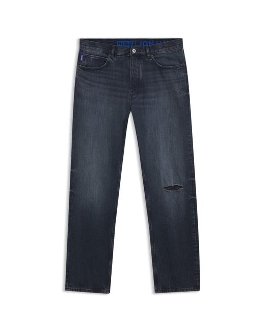HUGO Blue Regular-Fit Jeans for men