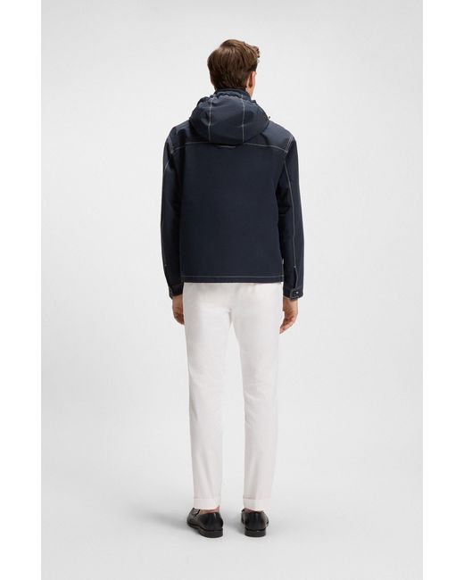 Boss Dark Blue Men's Casual Jackets Size 46r for men