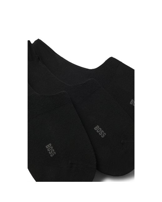 Boss Black Three-Pack Of Invisible Socks for men