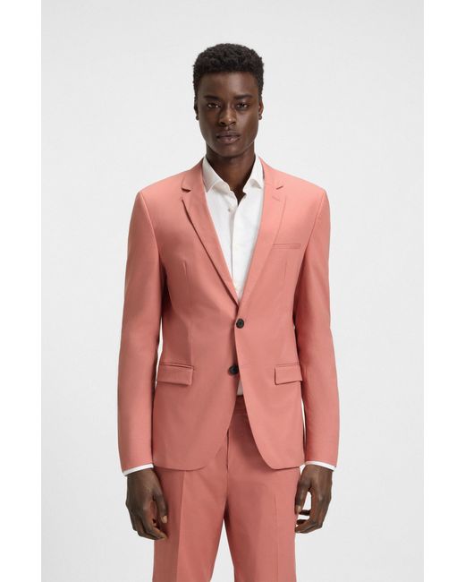 HUGO Light Pink Men's Sport Coats Size 36r