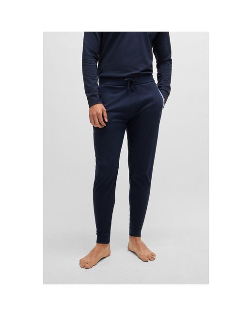 Boss Blue Tracksuit Bottoms for men