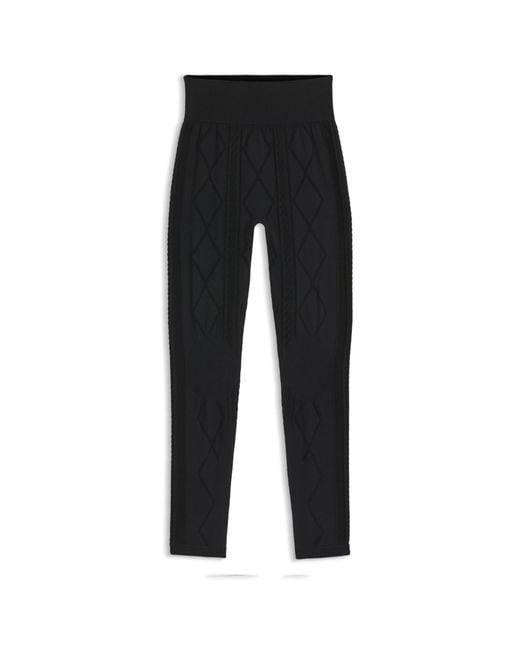 Boss Black Ski Jersey-Knit Base Layer Leggings