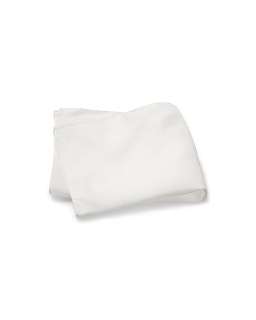 HUGO White Pocket Square for men