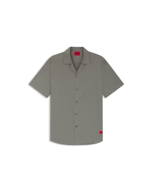 HUGO Gray Relaxed-Fit Shirt for men