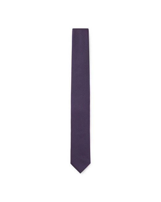 HUGO Purple Micro-Dot Tie for men