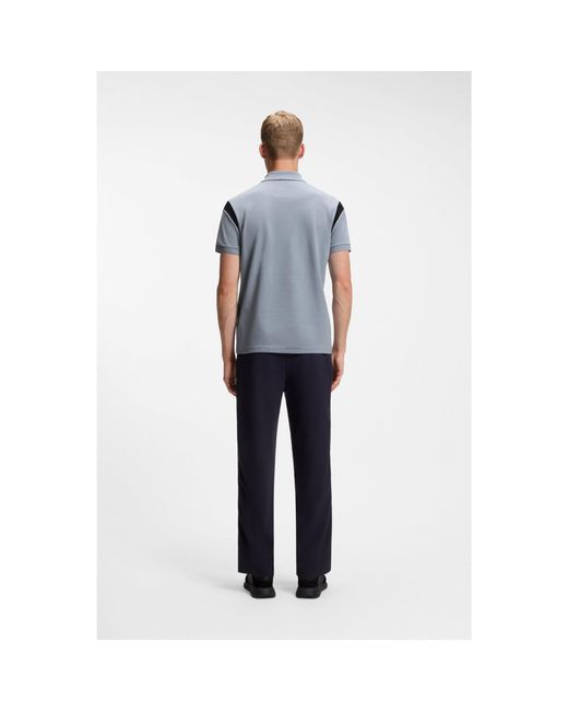 Boss Blue Paddy Polo Shirt for men
