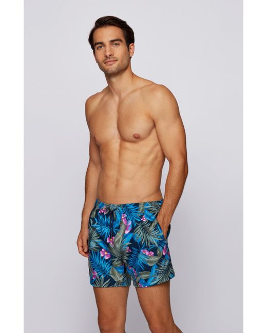 BOSS by HUGO BOSS Light Blue Men's Swim 