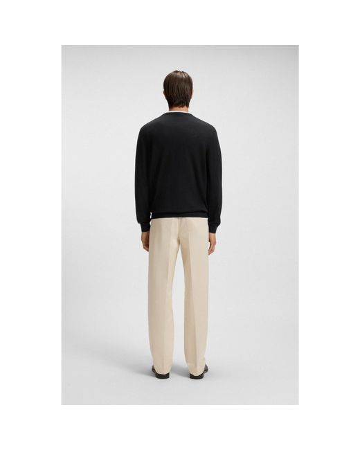 Boss Black V-Neck Sweater for men